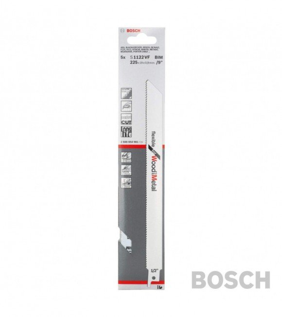 HOJA SERRUCHO SABLE S1122 VF  x 5u.